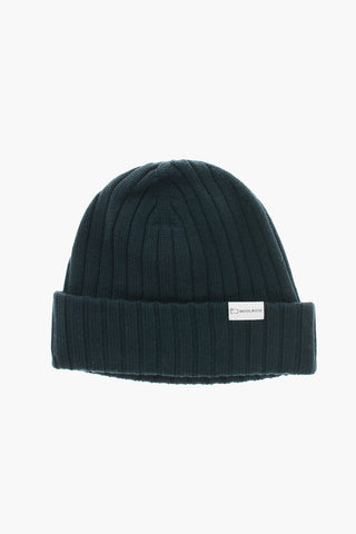 Ribbed Virgin Wool Beanie