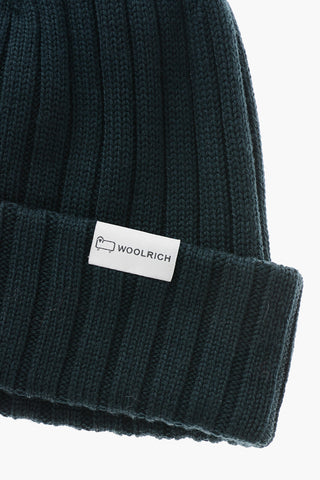 Ribbed Virgin Wool Beanie