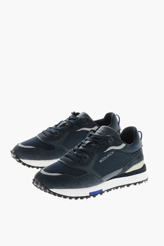 Suede RUNNING ASIA Sneakers with Fabric Inserts