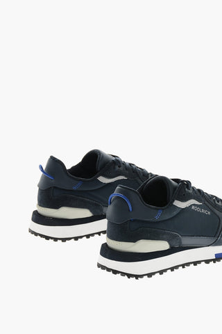 Suede RUNNING ASIA Sneakers with Fabric Inserts