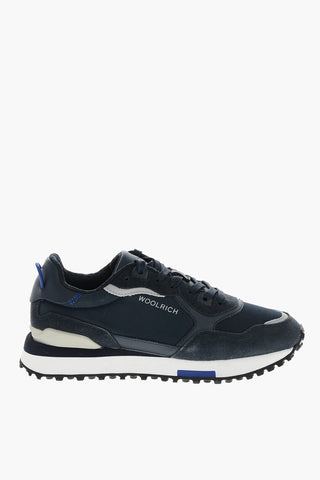 Suede RUNNING ASIA Sneakers with Fabric Inserts