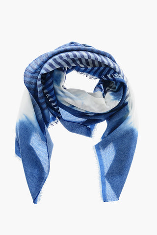 Tie Dye Wool Scarf