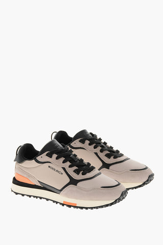 Suede RUNNING ASIA Sneakers with Fabric Inserts