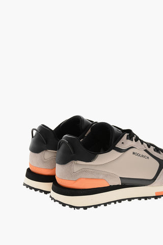 Suede RUNNING ASIA Sneakers with Fabric Inserts