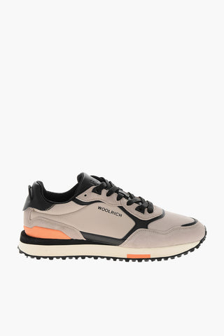 Suede RUNNING ASIA Sneakers with Fabric Inserts