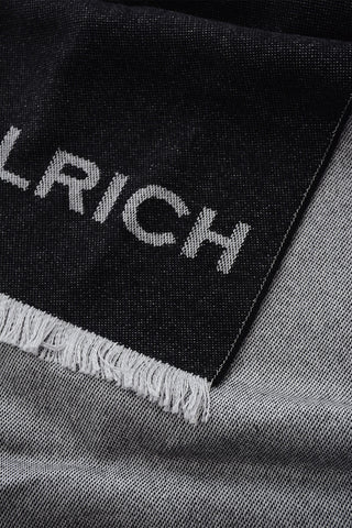 Virgin Wool Scarf with Jacquard Logo
