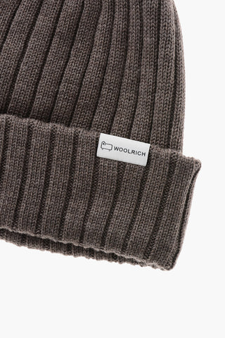 Ribbed Virgin Wool Beanie