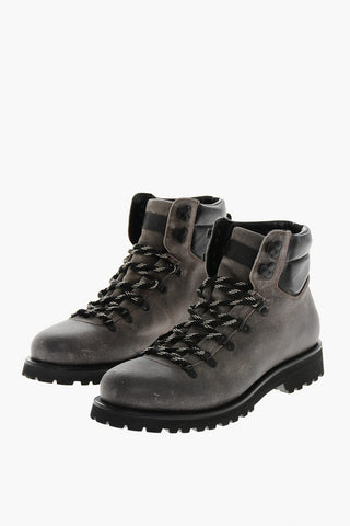 Suede Ankle Boots HIKER with Lug Sole