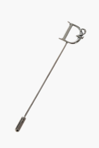 Spilla per Cravatta in Metallo con Monogram