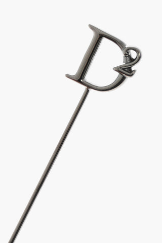 Spilla per Cravatta in Metallo con Monogram
