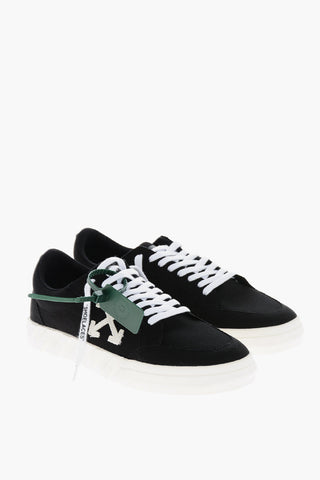 Canvas LOW VULCANIZED Sneakers with Side Logo
