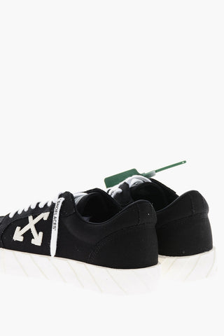 Canvas LOW VULCANIZED Sneakers with Side Logo
