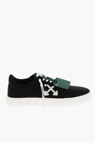 Canvas LOW VULCANIZED Sneakers with Side Logo