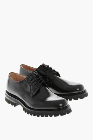 Leather SHANNON Derby Shoes with Commando Sole