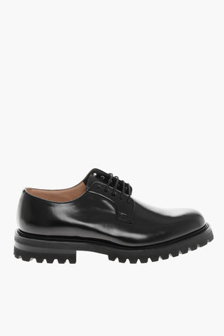 Leather SHANNON Derby Shoes with Commando Sole