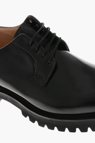 Leather SHANNON Derby Shoes with Commando Sole