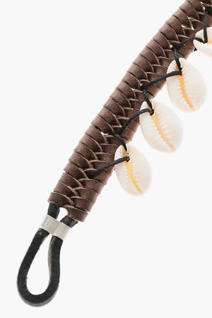 Bracciale ALOHA SPIRIT in Pelle con Conchiglie