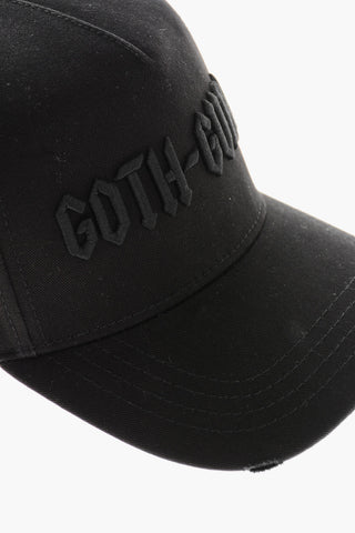 Solid Color GOTH GURL Cap with Embossed Embroidery