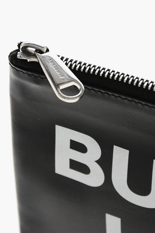 가죽 포쉐트 콘트라스트 프린트