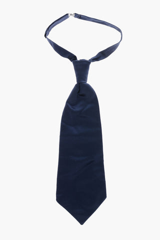 Cravatta Ascot in Seta a Tinta Unita