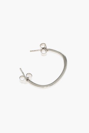 Single Silver Earring C-Shaped