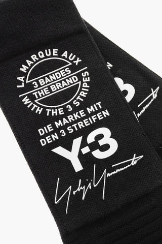 ADIDAS Solid Color Long Socks With Contrasting Logo
