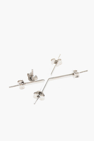 Silver Single Earring X