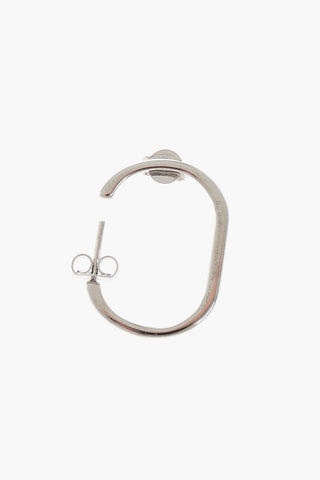 Silver Single Earring O