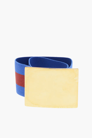 Two-Tone Nylon Stretch Maxi Belt 60mm