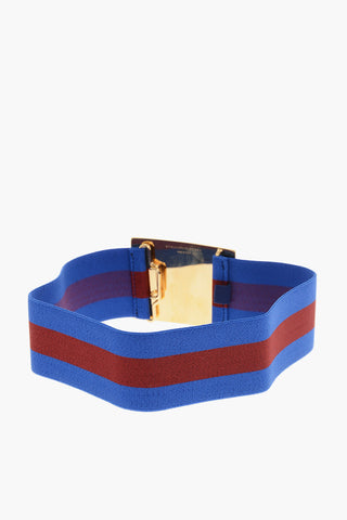 Two-Tone Nylon Stretch Maxi Belt 60mm