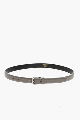 HOMME PLUS Textured Leather Belt 30mm