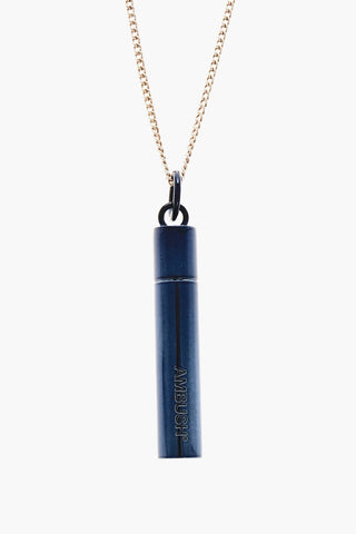 Silberne Gliederkette mit Pillenbehälter-Anhänger