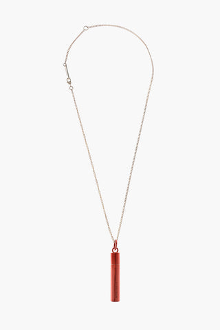 Collana a Catena in Argento con Pendente Porta Pillole