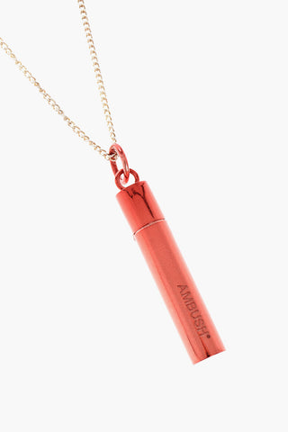 Collana a Catena in Argento con Pendente Porta Pillole