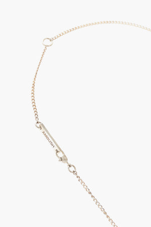 Silver Chain Necklace with Pill Holder Pendant