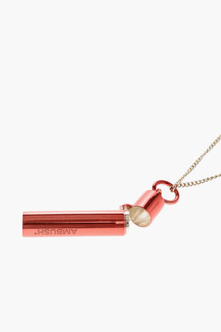 Collana a Catena in Argento con Pendente Porta Pillole