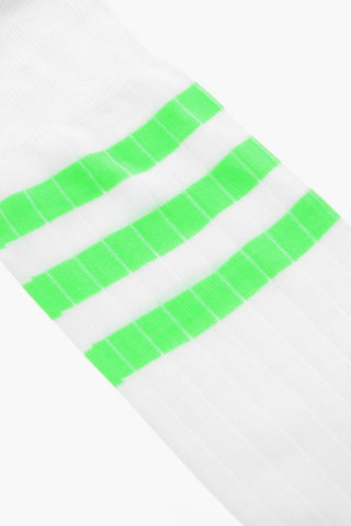 Calzini Lunghi in Cotone e Nylon a Costine