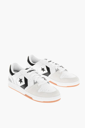 Leather Low-Top Sneakers CL98 OX with Contrasting Details