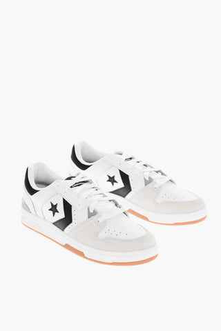 Leather Low-Top Sneakers CL98 OX with Contrasting Details