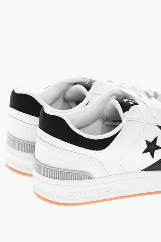 Leather Low-Top Sneakers CL98 OX with Contrasting Details