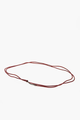 Bracciale Multistrato in Pelle con Dettaglio in Argento