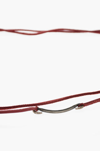 Bracciale Multistrato in Pelle con Dettaglio in Argento