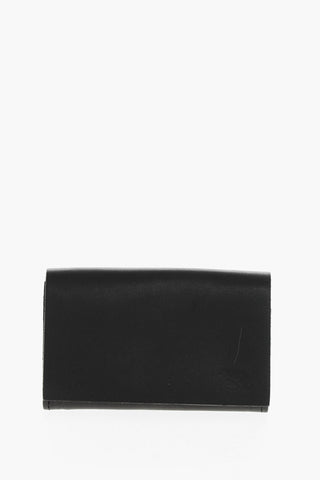 Solid Color Leather Card Holder