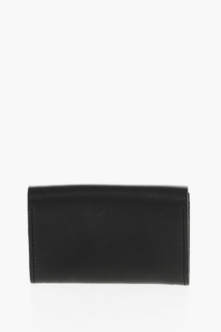 Solid Color Leather Card Holder