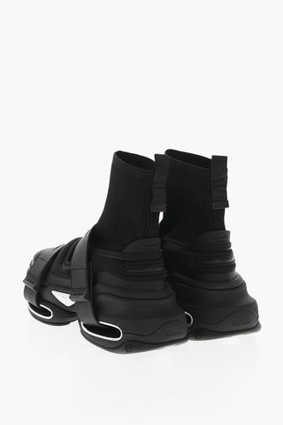 Padded Neoprene Sock B BOLD STRAP Sneakers with Touch Strap Closure
