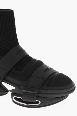 Padded Neoprene Sock B BOLD STRAP Sneakers with Touch Strap Closure