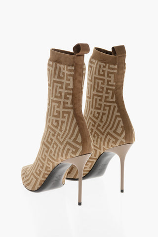 Trochetti Socks SKYE In Tessuto Monogram con Tacco 10cm 