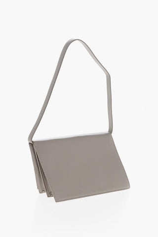 Solid-Color Square Leather Bag