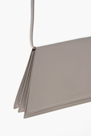 Solid-Color Square Leather Bag