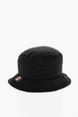Quilted Bucket Hat with Contrast Details
